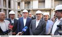بازدید معاون اجرایی رئیس‌جمهور و استاندار بوشهر از روند ساخت مدرسه دور دوم متوسطه