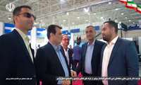 بازدید دکتر باستین معاون هماهنگی امور اقتصادی استاندار بوشهر از غرفه های فعالین اقتصادی و تولیدی استان بوشهر حاظر در نمایشگاه ایران اکسپو ۲۰۲۴