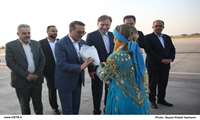معاون رئیس جمهور  و رئیس سازمان امور اداری و استخدامی کشور وارد بوشهر شد
