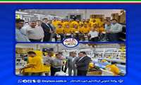 بازدید سرپرست فرمانداری دیلم از شرکت نیکو نور+ تقدیر از کارگران