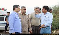 بازدید فرماندار دشتی از مناطق سیل زده بخش شنبه و طسوج