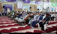 اولین یادواره شهدای سادات شهرستان دشتی در مصلی امام خامنه‌ای شهر خورموج برگزار شد