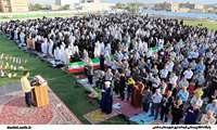  نماز عیدسعید فطر در شهر خورموج برگزار شد