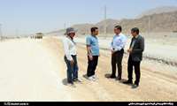 بازدید معاون برنامه‌ریزی و هماهنگی امور عمرانی فرمانداری دشتی از محور خورموج _ لاور
