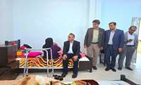 حضور فرماندار کنگان در خانه سالمندان به مناسبت سال تحویل